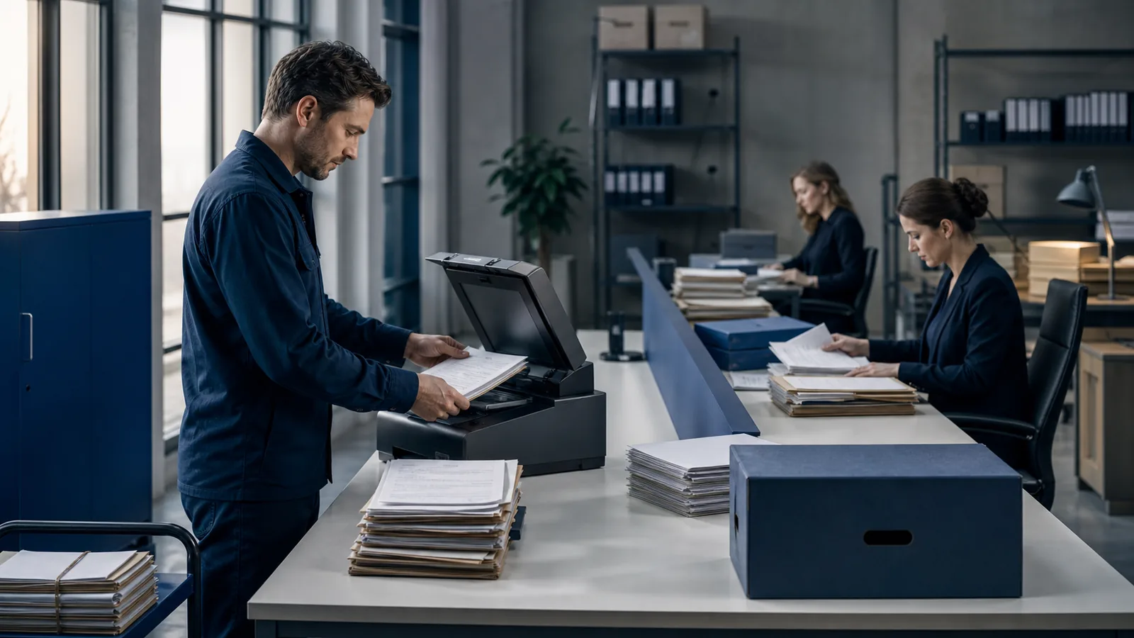 Предметная сцена, раскрывающая тему материала: SharePoint як документообіг: коли вистачає, а коли потрібен ЕДО